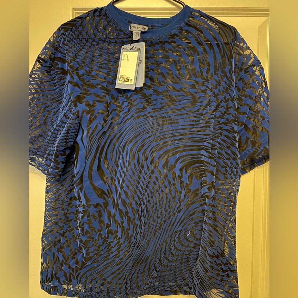 Mugler x H&M tshirt new with tags